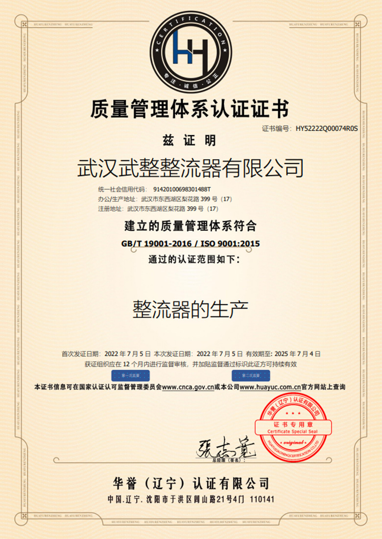 ISO Certificate